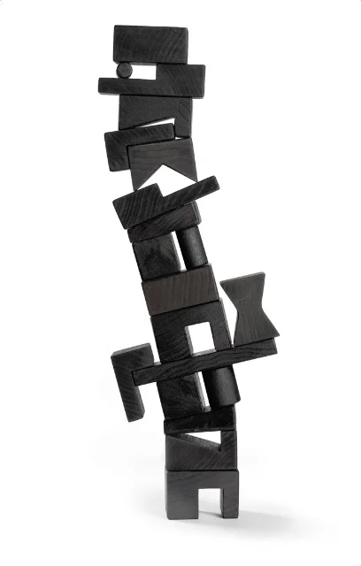 Cockeyed-optimist Stackable Blocks - Black