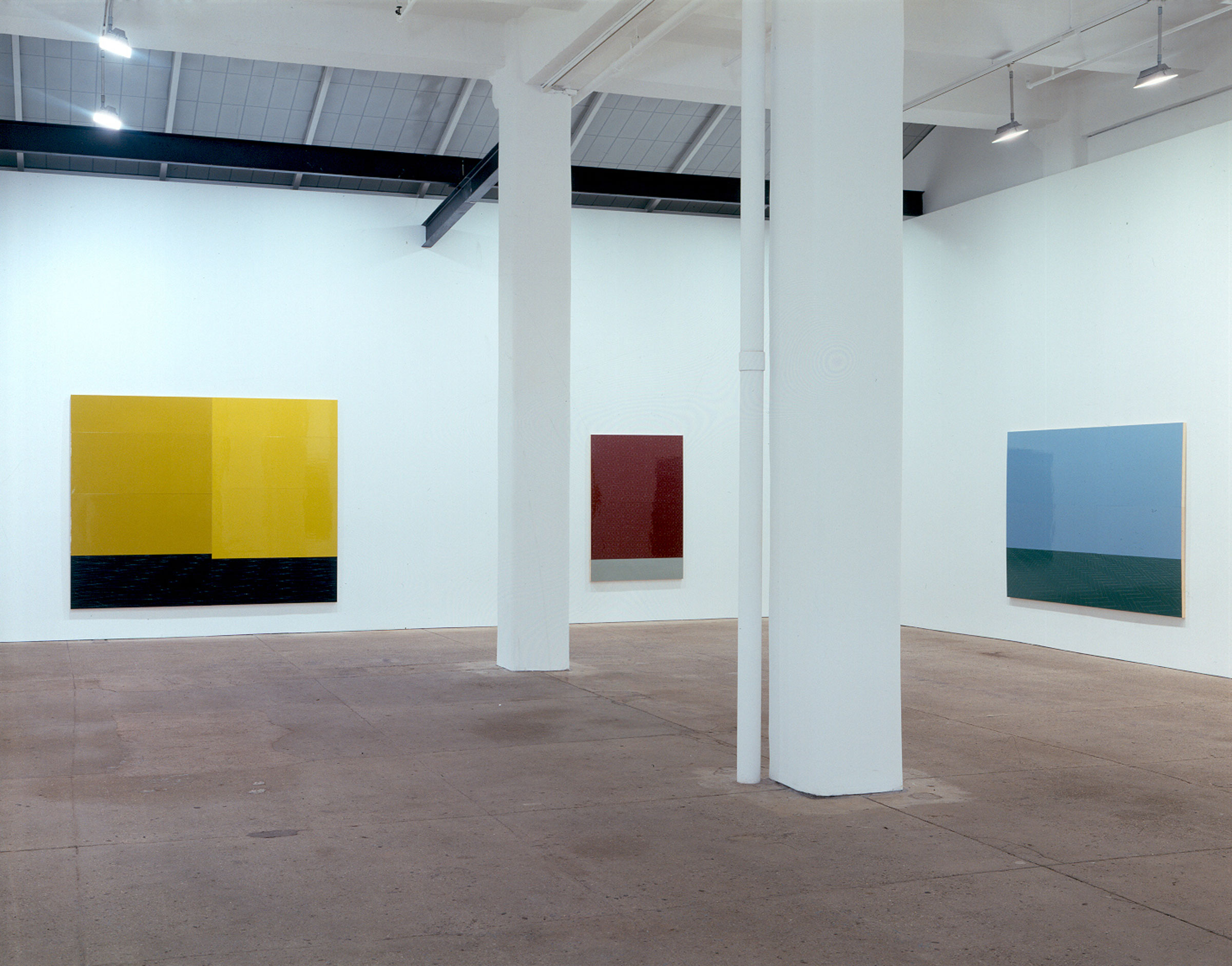 Installation view, "Wall, Floor, Rocky Crag", Galerie Lelong, New York, New York