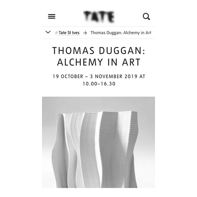 British artist Thomas Duggan (born 1984) works at the confluence of art, science, material research and engineering to create ethereal, technical and inventive work. 
His sculptures, installations and prints unite scientific, mathematical, craft and technological processes with fragility and intuition. The resulting work, showing here, is a process of exploration and observations into spirit and science. 
Working from the nano to the architectural scale, Thomas brings together the old with the new, using both traditional materials, craftsmanship and advanced technology and techniques. 
This gallery presents Thomas’ new work – the relationship between hand and machine using porcelain and advanced robotic fabrication. This installation is accompanied by examples of his lifelong enquiry into process and invention, including self-assembling proteins, algorithmic drawing, inverse opals, biomorphic sculptures and gold nanorod printing.
We invite you to journey into intuition, spirit, material and making... 🙏 #art #design #architecture #intuition #making #material #artist #tate #exhibition #science #physics #mathematics #engineering #beauty #nature #technology #gallery #wip #showcase #artexhibition #museum #work #sculpture #installation