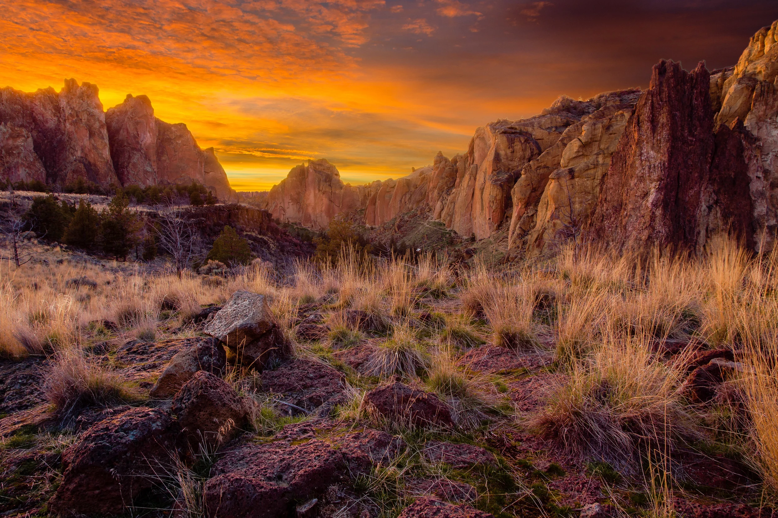 Smith Rock Sky Fire