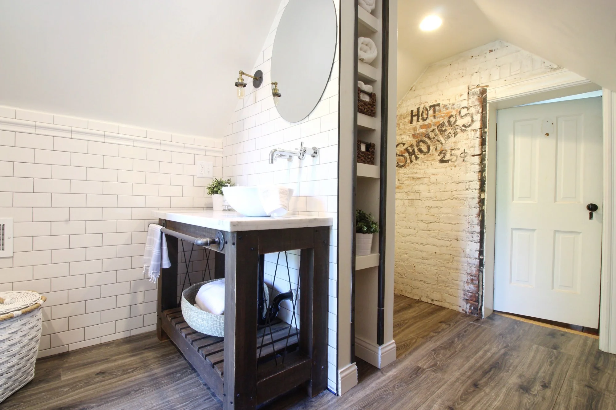 Attic Bathroom - After