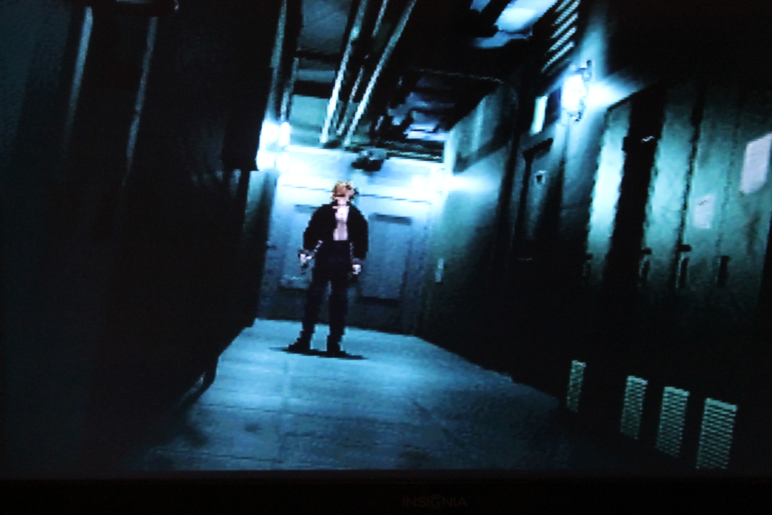 Wait. Tilty camera angles and blue lighting? Is this actually a weird director's cut of Battlefield Earth ??? AAAAHHHH, I take it back! This IS a nightmare!!! AAAAAAHHHHHH!!!
