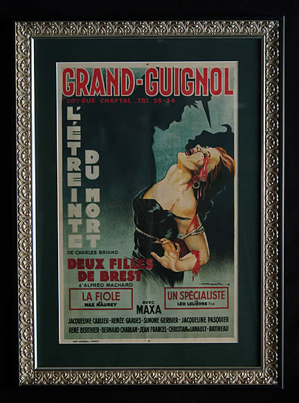 "Grand Guignol poster" by Source. Licensed under Fair use via Wikipedia - https://en.wikipedia.org/wiki/File:Grand_Guignol_poster.jpg#/media/File:Grand_Guignol_poster.jpg