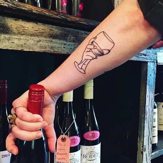 simple black tattoo