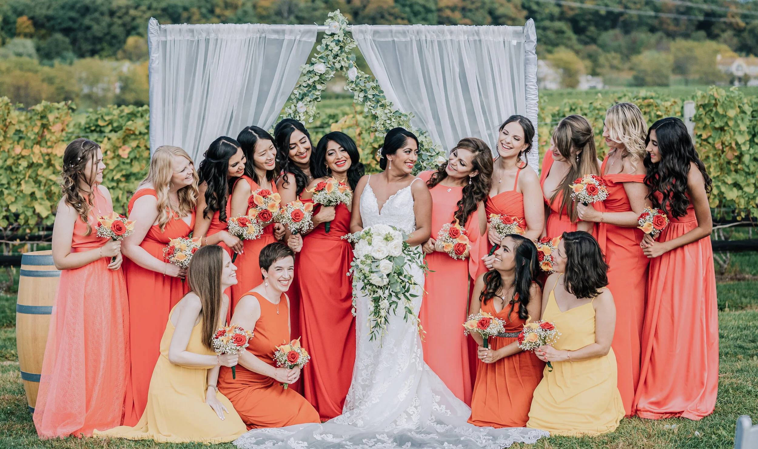 Bridal Party Photoshoot - Wedding Planner in New Jersey