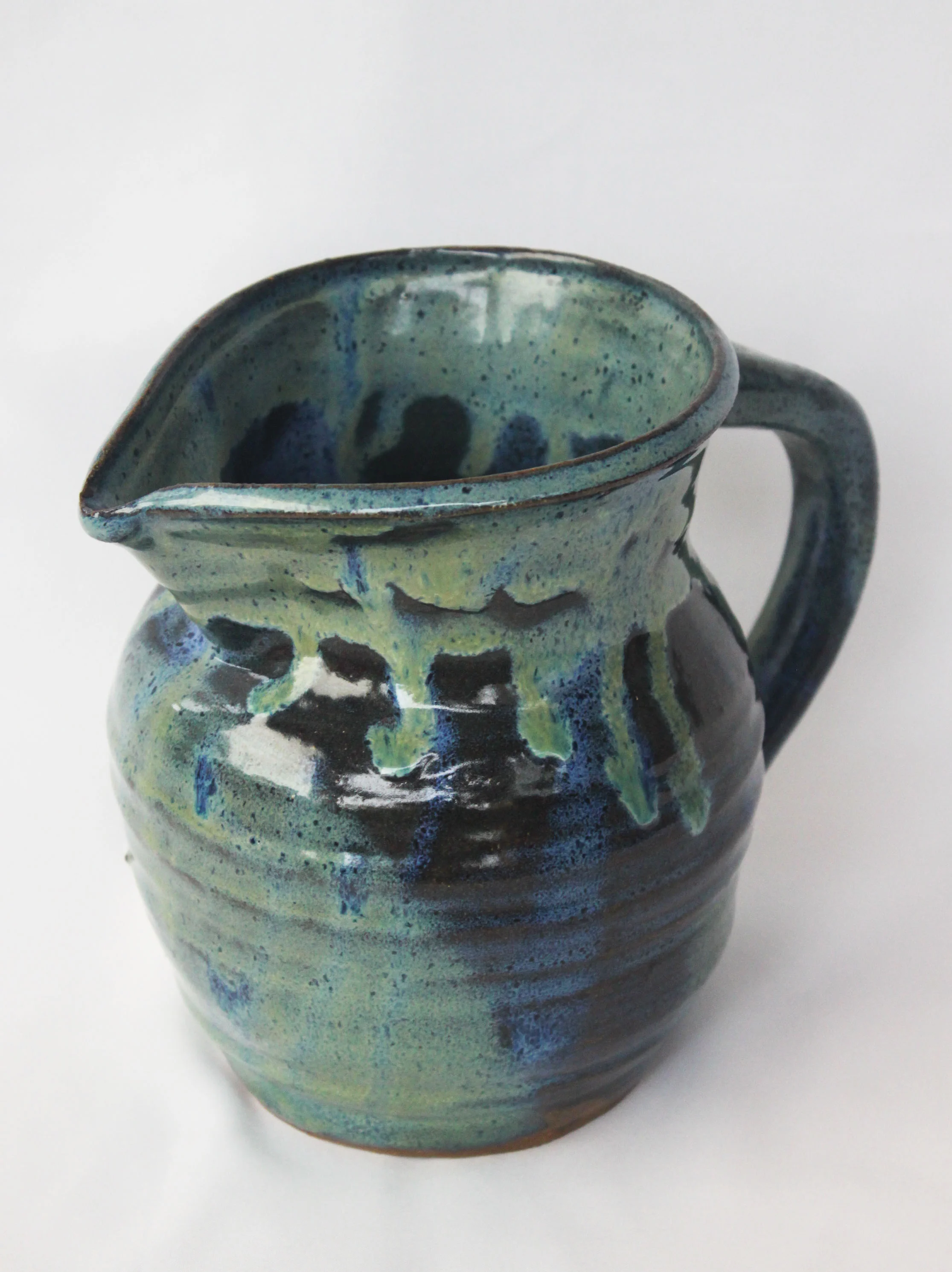 Wheel thrown pitcher