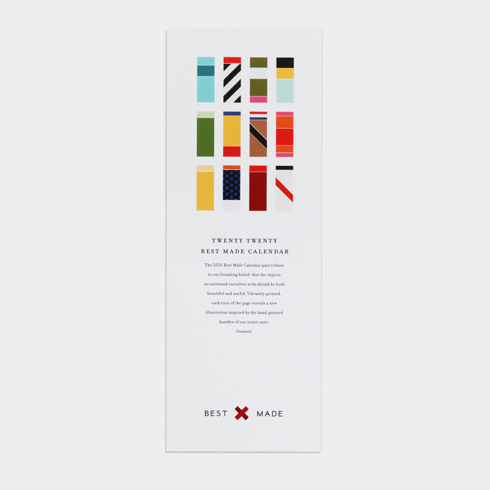 Printed and Letterpress Calendar