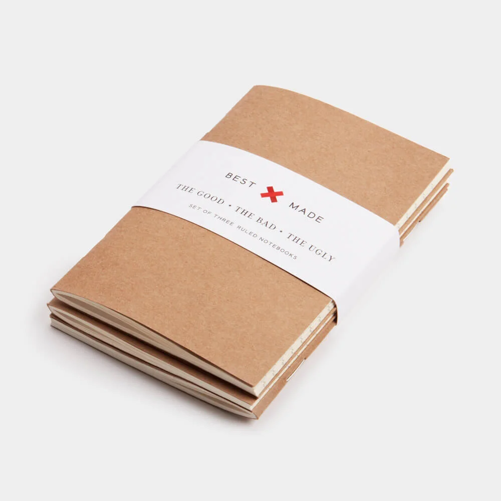 The Good, The Bad and The Ugly - Set of 3 Notebooks