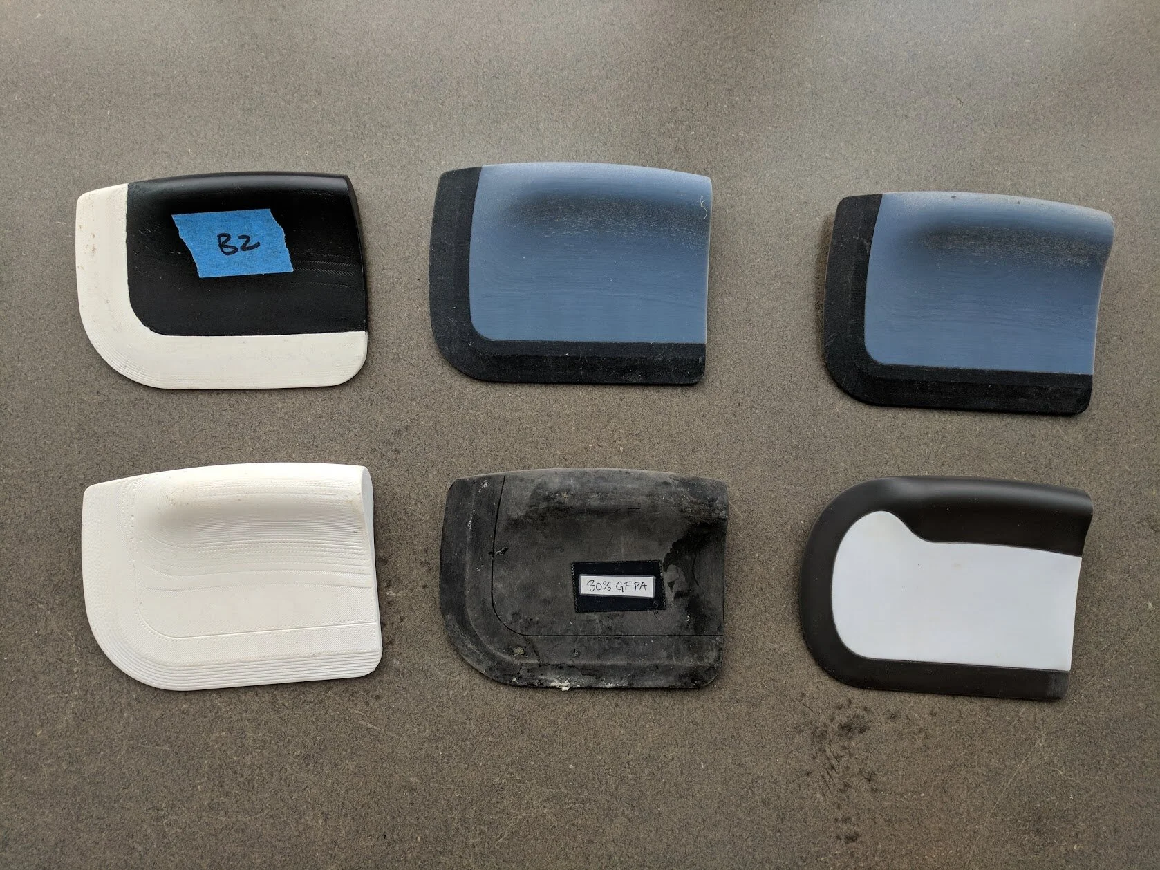 Iterative prototypes from the design process