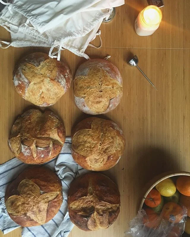 I made bread for Christmas gifts for my coworkers last night while watching The Big Sick and Clueless. Finally finished baking sometime after 1:30a. Worth it.