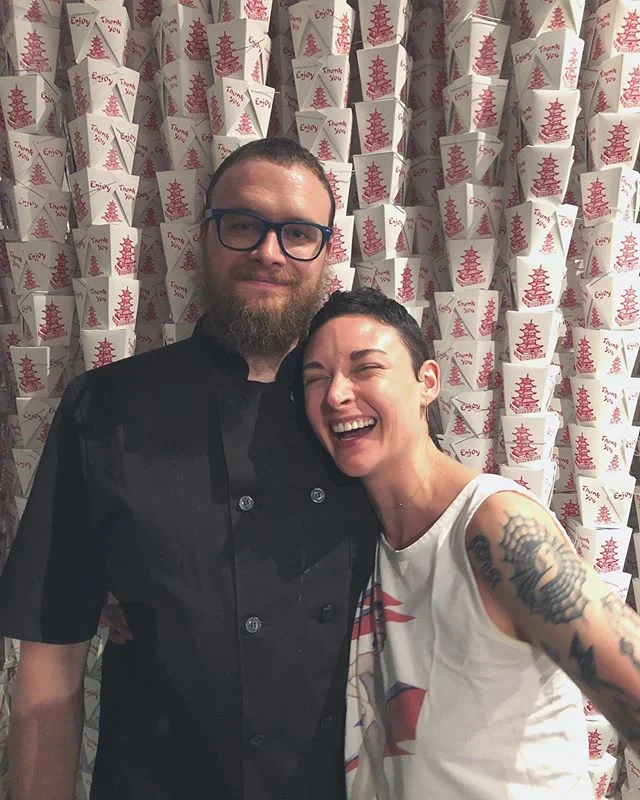 The last two years, working with @crasstafarian, have been some of the most special safe, &amp; inspiring moments of my life. I still don&rsquo;t know how food is a part of my future, but, because of John, I absolutely know that this is my path. 
He 