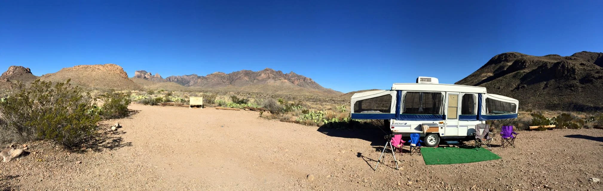 Camping in Big Bend, Texas