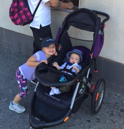 My little girl & guy as we ventured out into downtown Toronto over the long weekend! 
