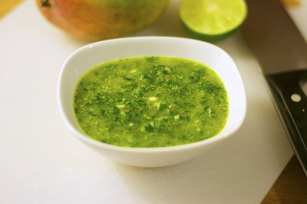 Pulse a few times and the Chimichurri is done!