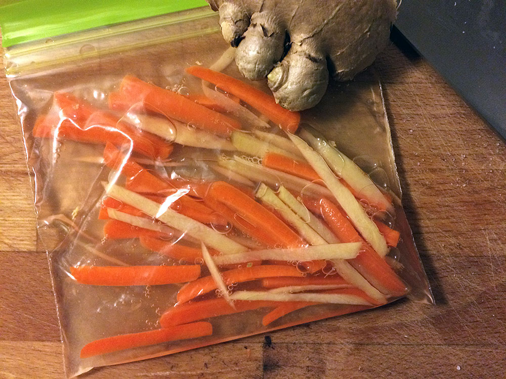 Pickled Carrots & Ginger