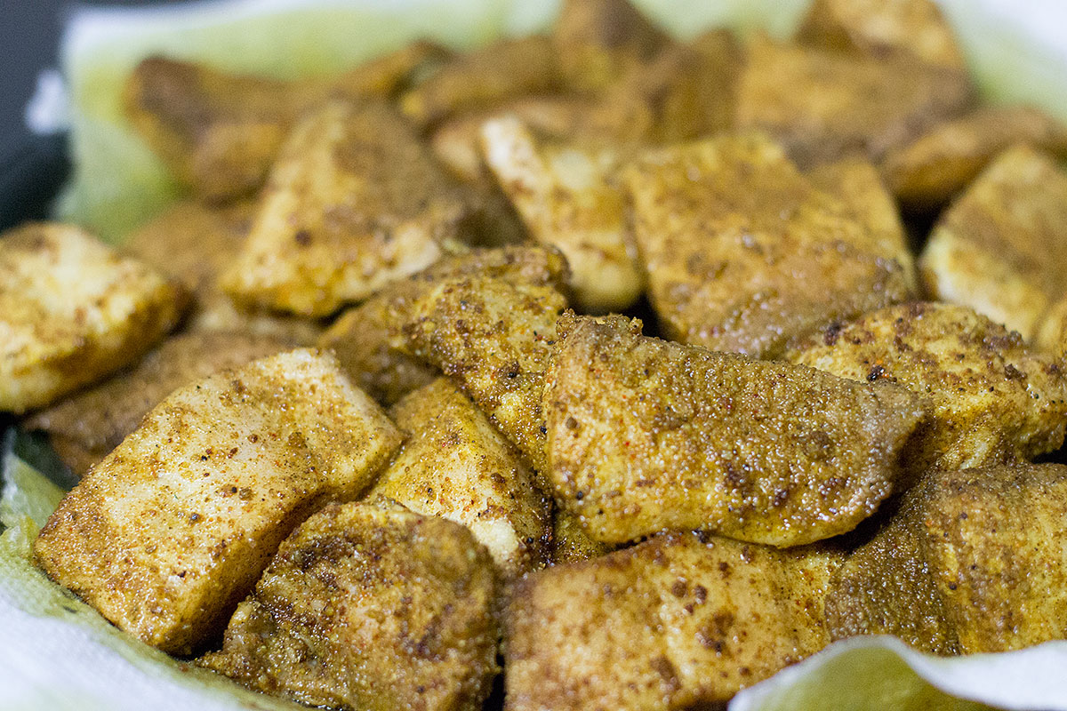 Fried Achari Fish