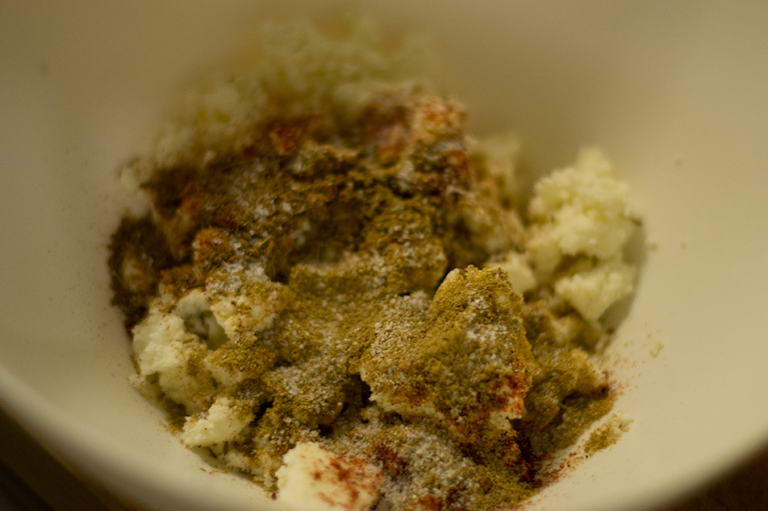 Paneer and spices