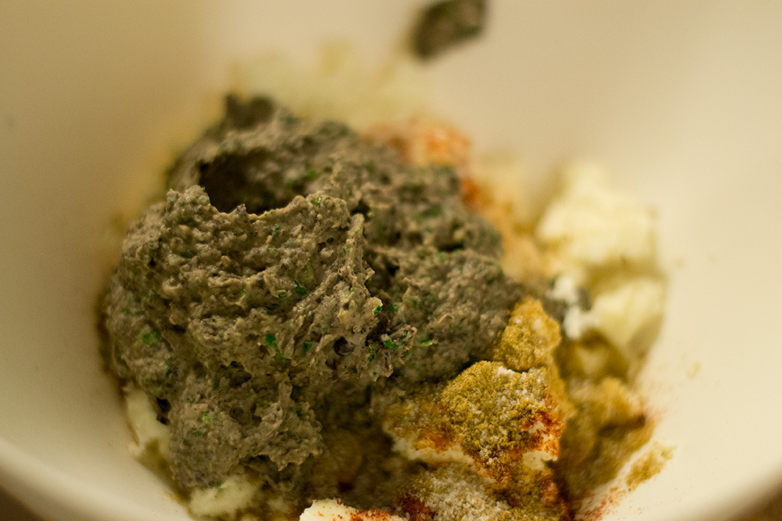 Paneer and Kale and Bean mix