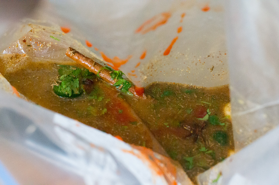 The marinade