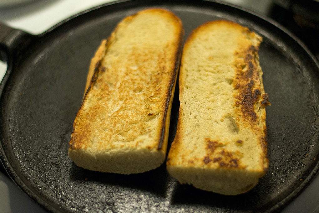 The toasty baguette