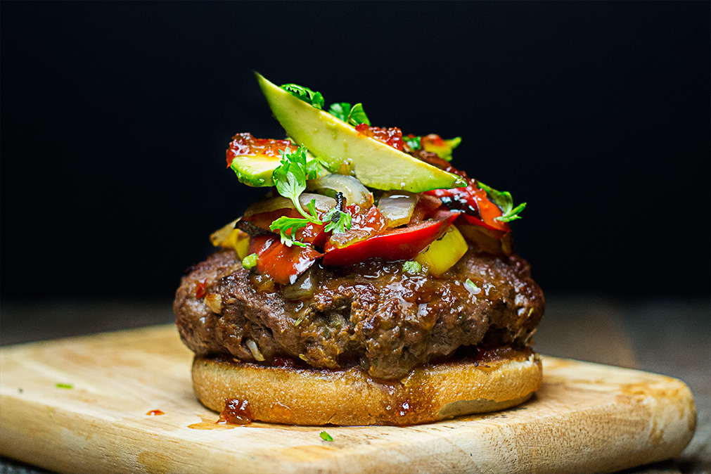 With Hot Pepper Jelly dripping all over, this thing is juicy