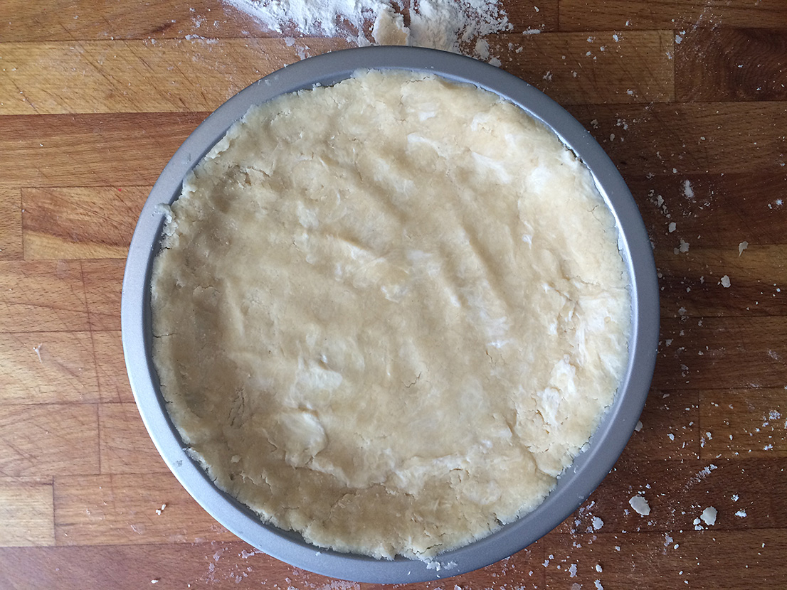 The pie dough