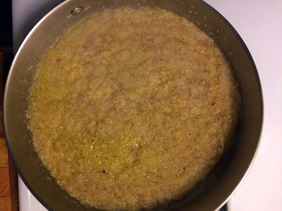Onion and ginger garlic puree.