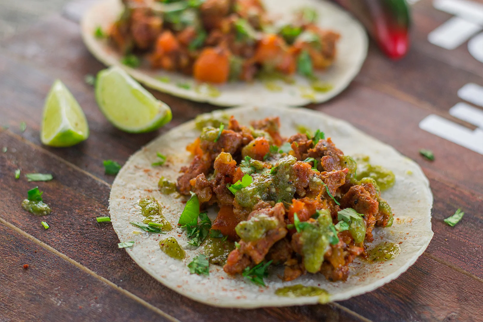 Gorgeous Pumpkin Chorizo Tacos for Fall