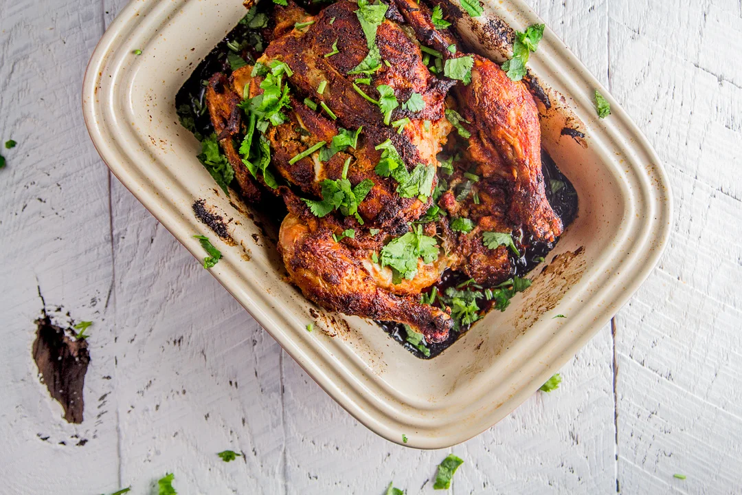 Whole Roasted Tandoori Chicken