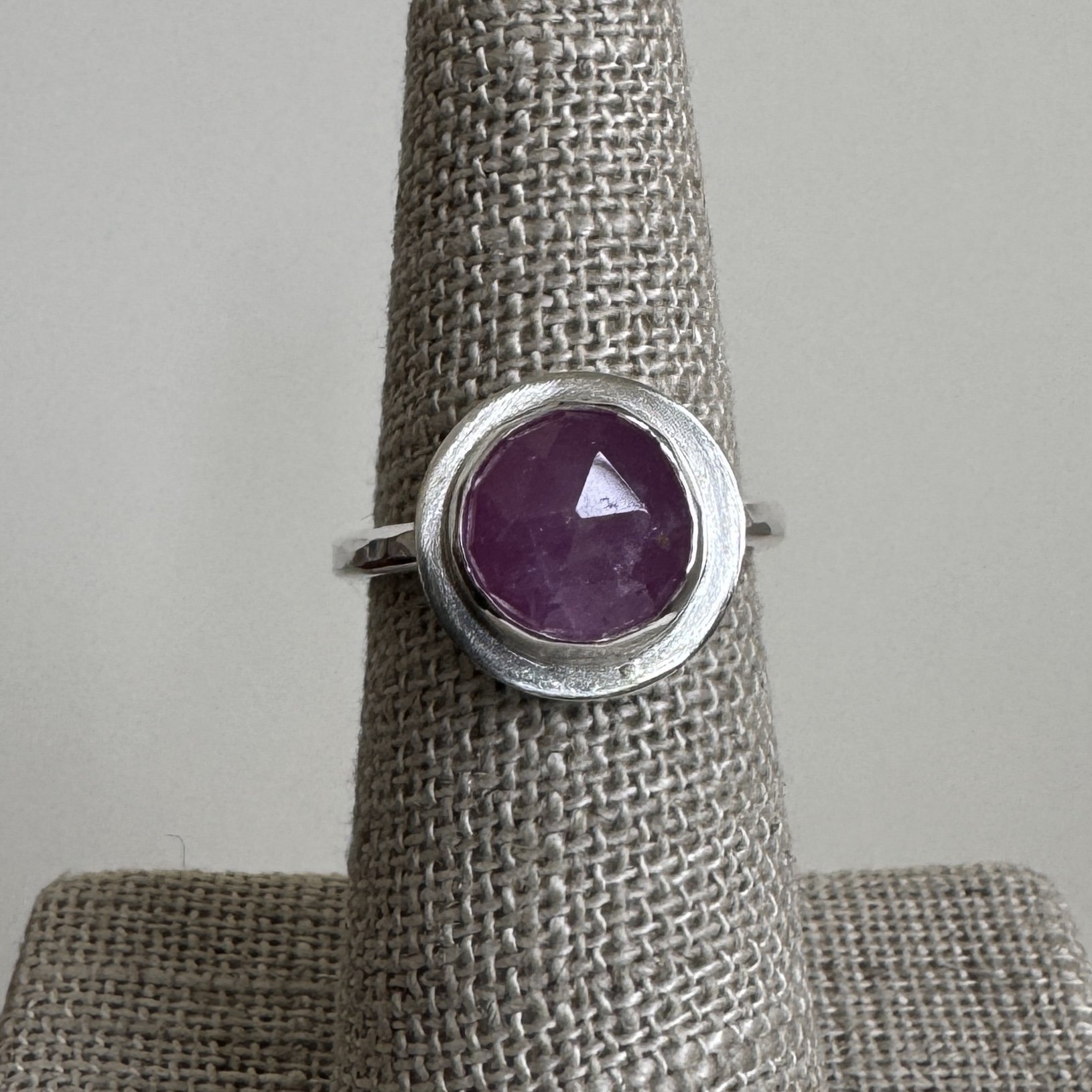 pink sapphire ring