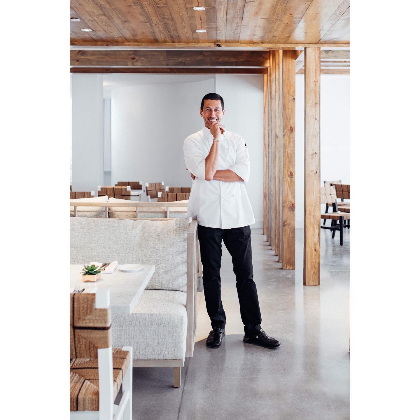 Donna Mare&rsquo;s Chef Manuel Mattei in his element. We tend to photograph strong figures with a straight, almost angry face, as if that&rsquo;s the only way to portray confidence. I beg to differ. I think a smile portrays confidence just as well. I