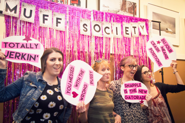 MUFF Co-Producers Lisa and Siân with #MiniMUFF filmmakers Rebecca Davey and Marie-Clarie Marcotte!