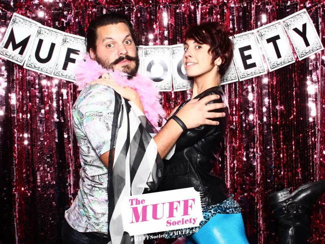 Here’s Maggie and her hubby Russell doing the perfect Romy & Michele poster pose. 