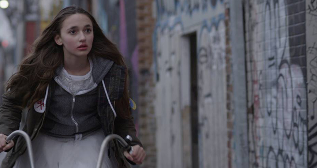 film still from Flower Girl