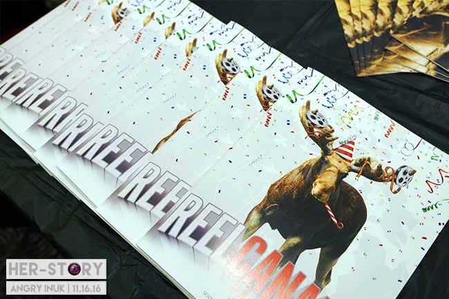 REBECCA | REEL CANADA | HER-STORY event booth