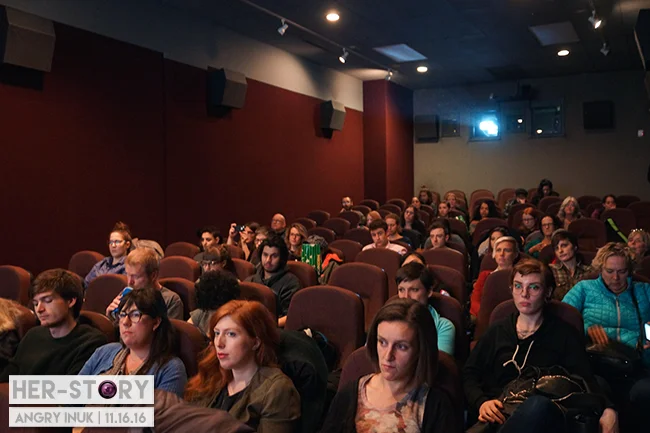 Eager audience waiting for the screenings to start | HER-STORY