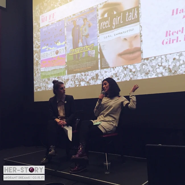 HER-Story producer Jenn and filmmaker Leila Almawy.