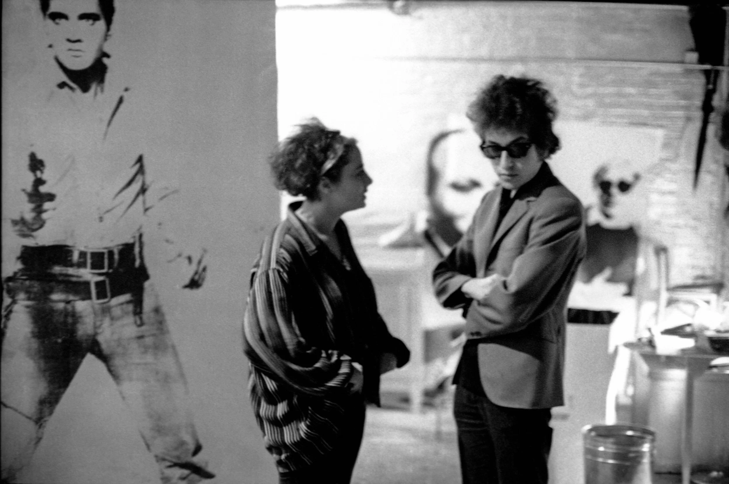 Barbara Rubin with Bob Dylan | Nat Finkelstein