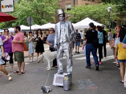 Silverman in Street on box background people in Shorts.jpg
