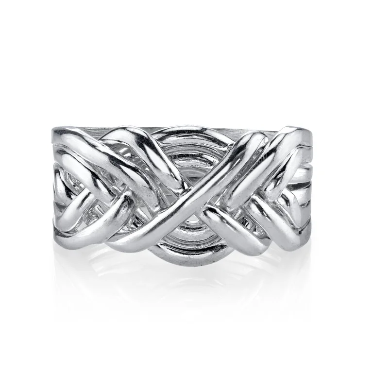 Six Band Puzzle Ring — MUSE METALSMITHS