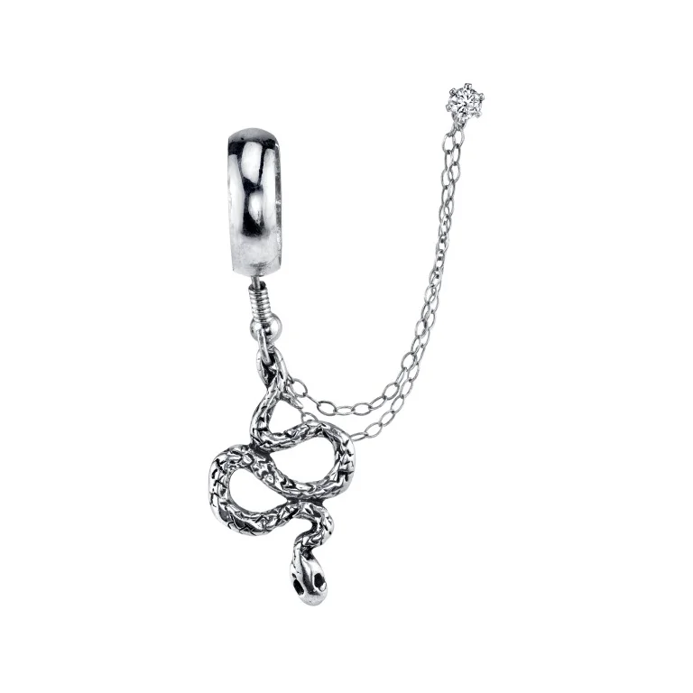 Snake Ear Cuff + Chain
