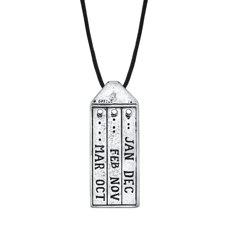 Sun Dial Peg Necklace