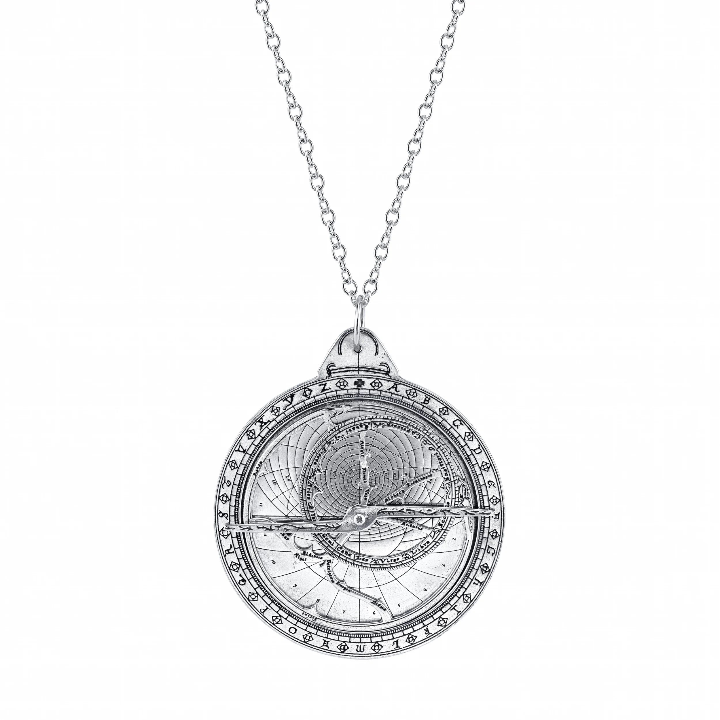 Large Astrolabe Necklace