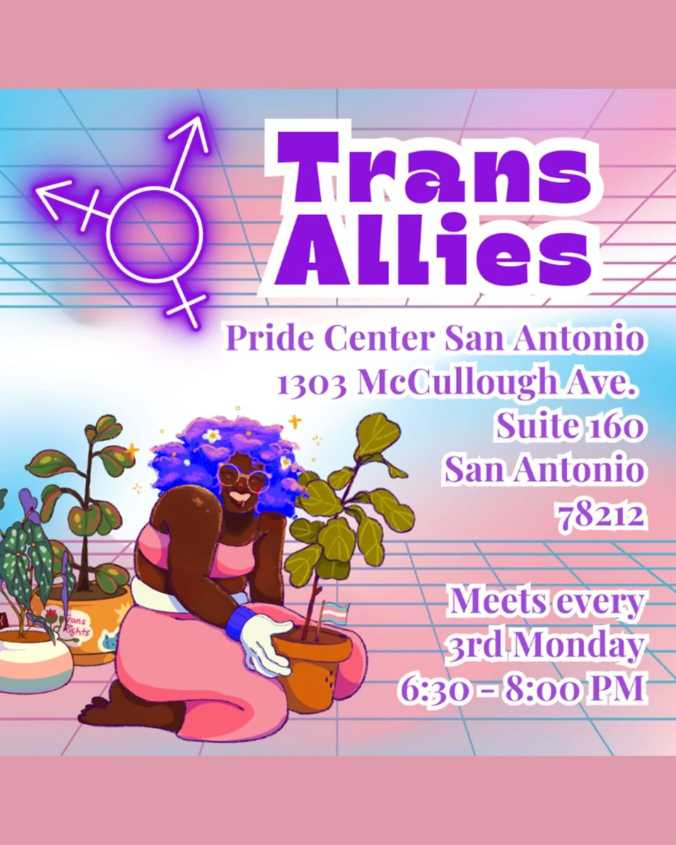 Trans Allies is a space for the parents, partners, friends, and loved ones of trans folks to show up, learn from each other, and build community. Because supporting a trans person well takes intention, and no one should do it alone.
🗓 3rd Wednesday 