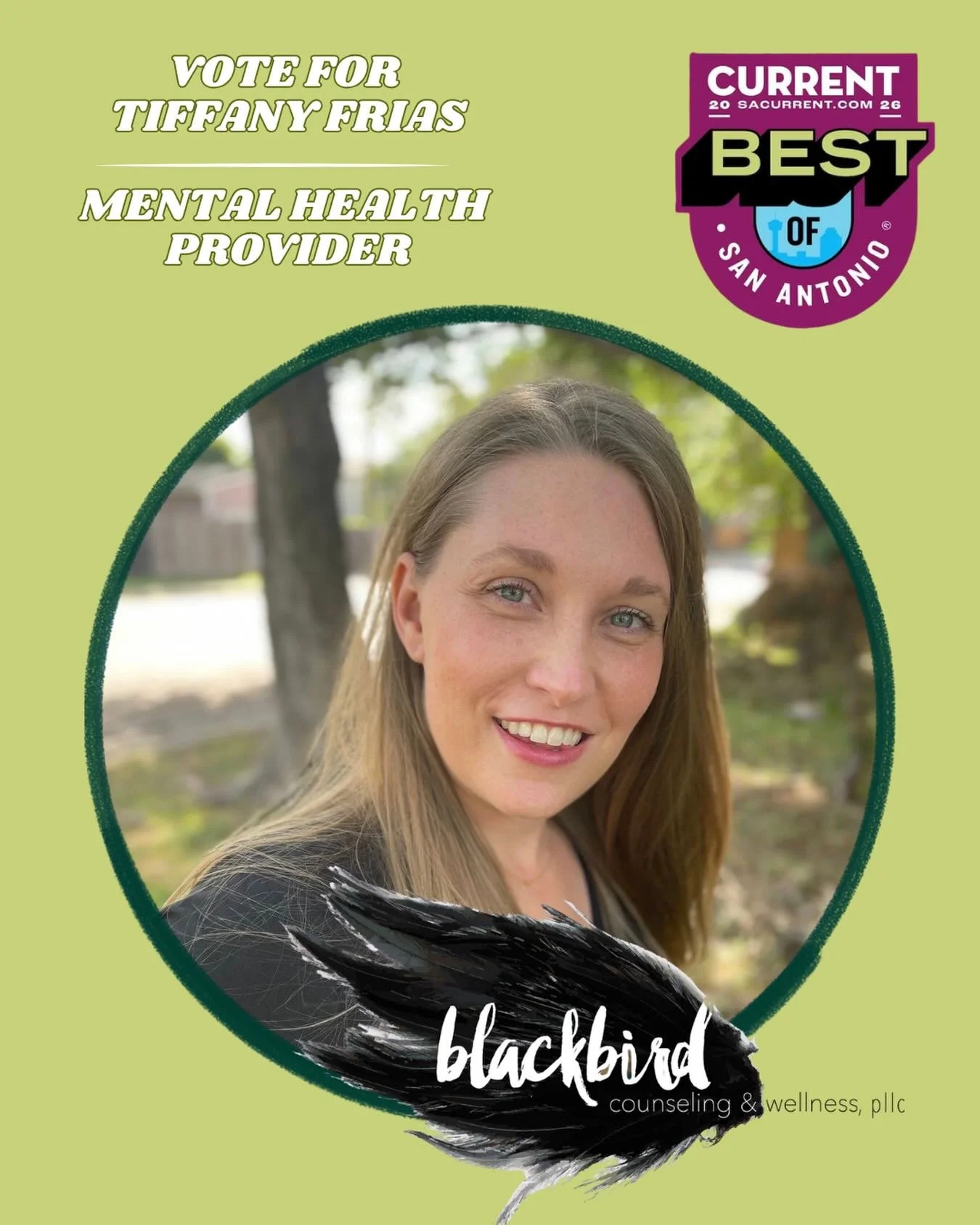I&rsquo;m honored to be on the ballot for Best Mental Health Provider in the San Antonio Current&rsquo;s Best Of.

If our work together has meant something to you, you can vote once a day from now through June 24 (find the link in my bio). 

Every pe