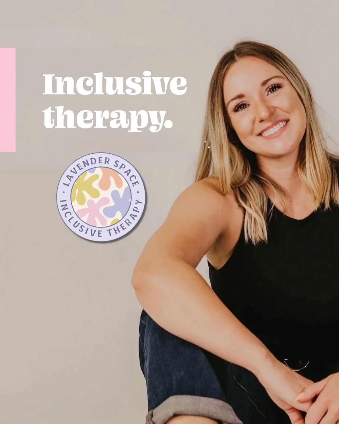 Sharing a practice I want more folks to know about.
@lavenderspaceinc is a small queer-owned therapy practice in San Marcos doing the kind of work that&rsquo;s needed everywhere. 
Their definition of &ldquo;inclusive&rdquo; is the one I wish more pra