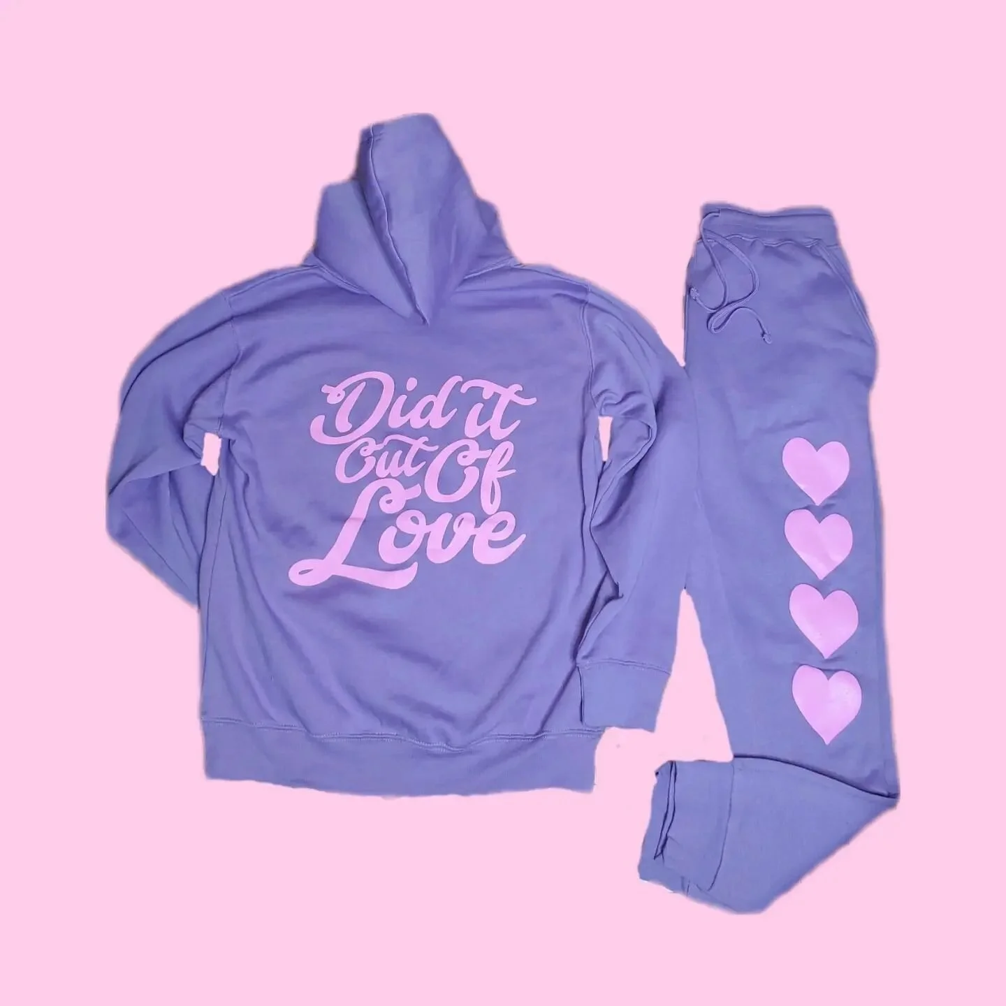 Valentine's Day Right Around The Corner. Match Up With Your Significant Other. Our Love is Love Sweatsuits Are Available In Different Sizes &amp; Colors 💗
** LINK IN BIO **
.
.
.
#L2SNyc #UnitedWeClimb #Killemwithsuccess #Love #LoveisLove #ClimbHigh