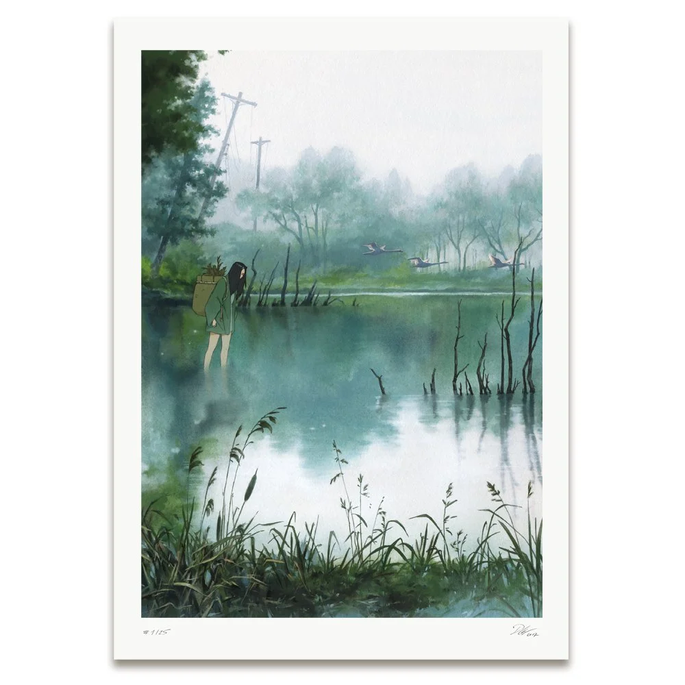 Morning Fog Fine Art Print by Djamila Knopf.jpg