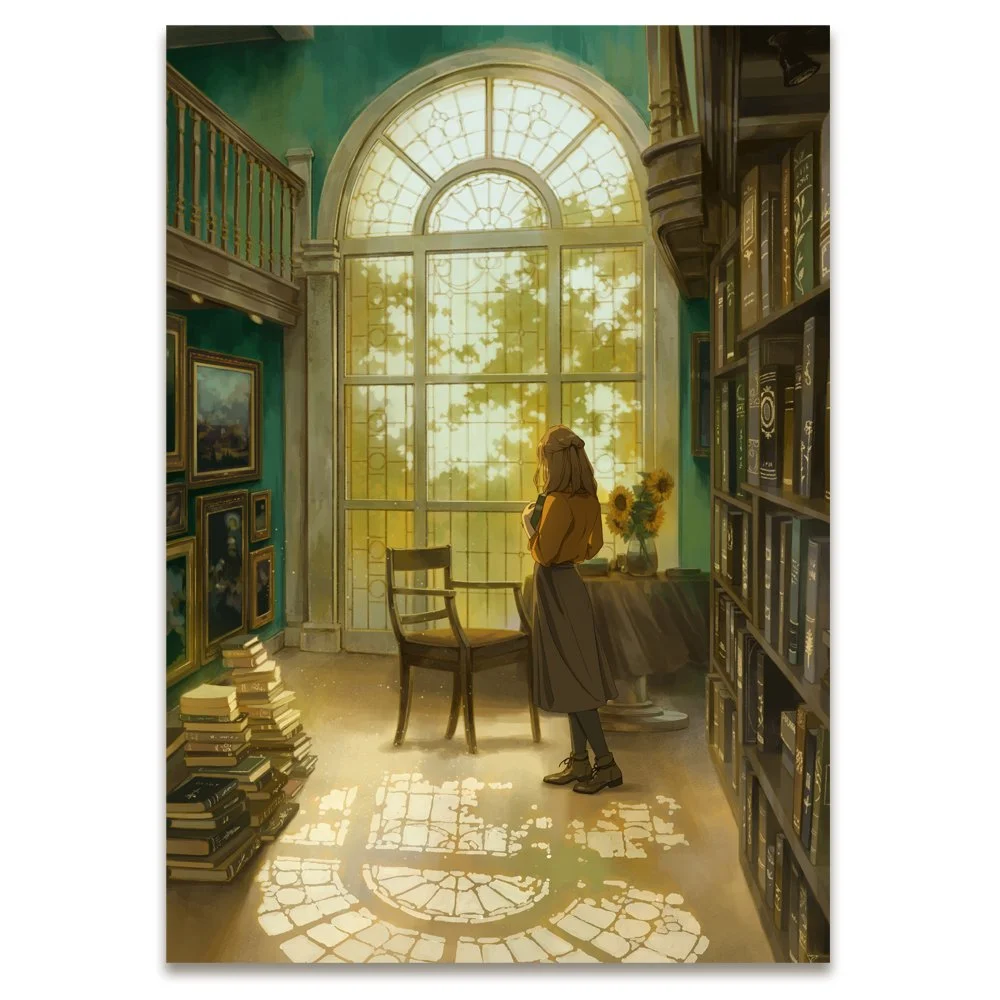 The Old Library Print by Djamila Knopf.jpg