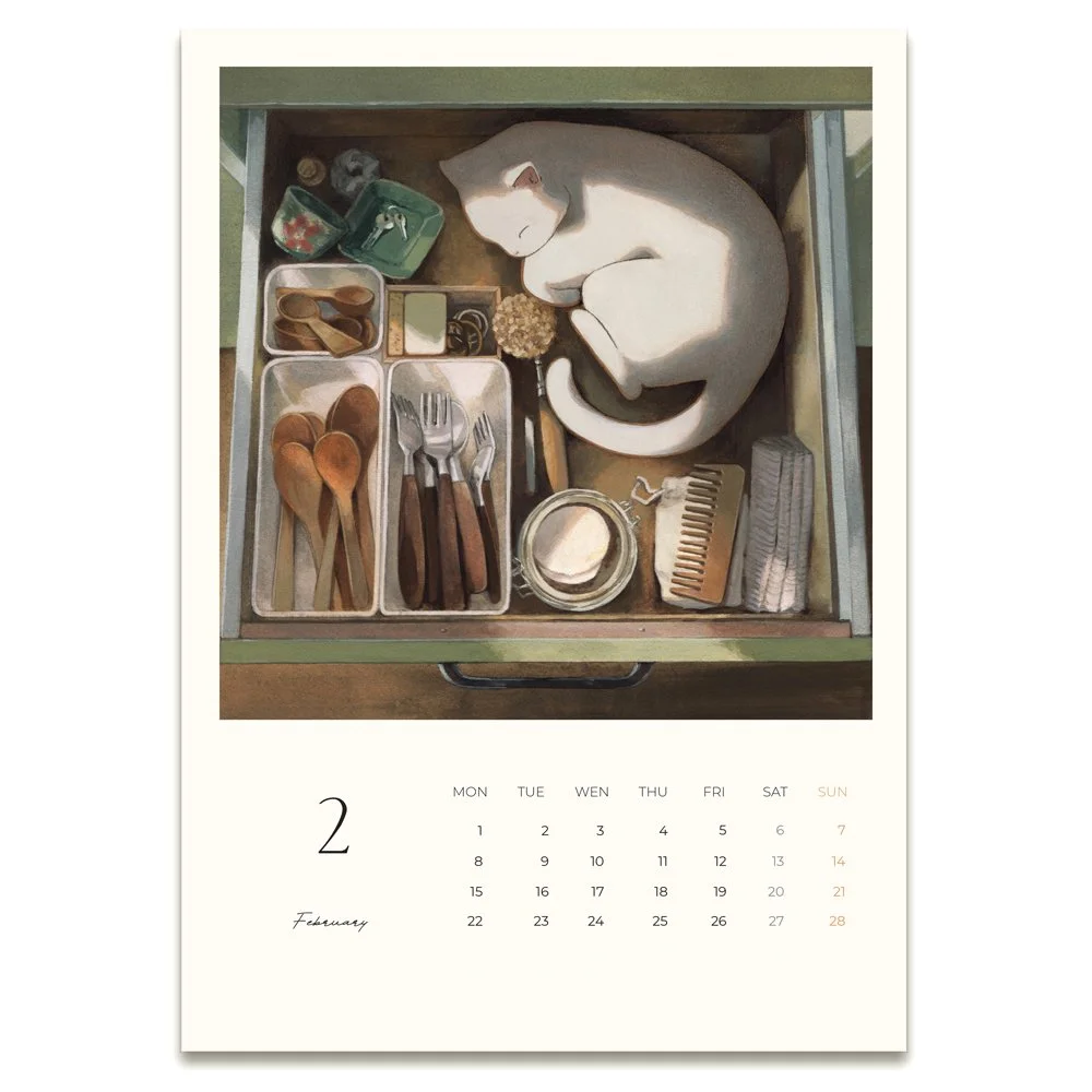 Djamila Knopf_Cats in Weird Places 2027 Calendar (2).jpg
